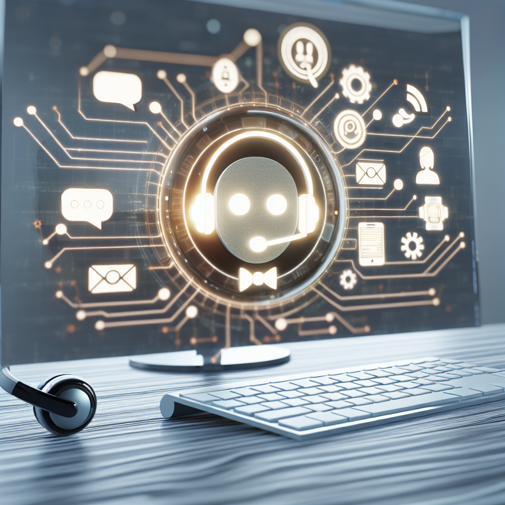 Photorealistic image of enhancing customer service with AI related to The Role of AI in Modern Customer Service