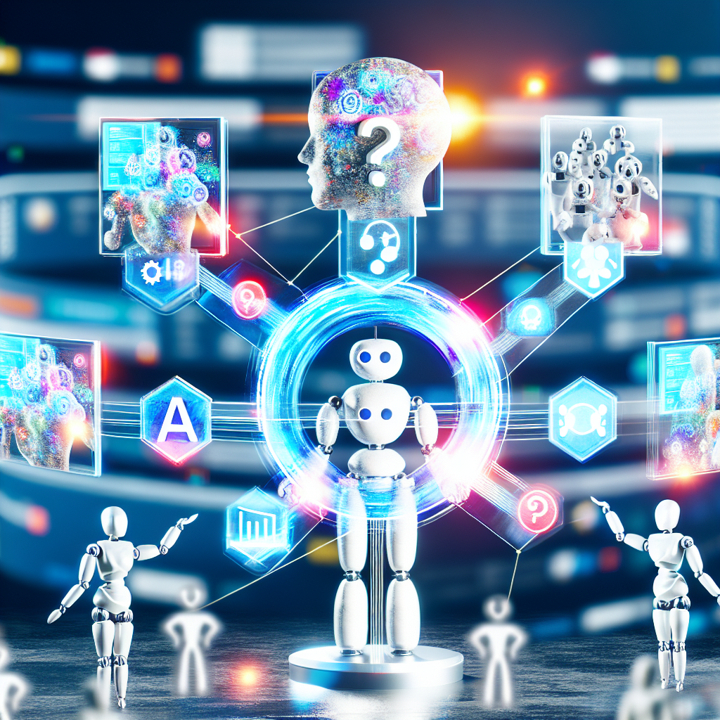 Photorealistic image of AI-powered customer interactions related to Table of Contents